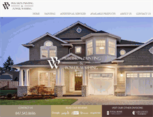 Tablet Screenshot of precisionpaintingandpowerwashing.com
